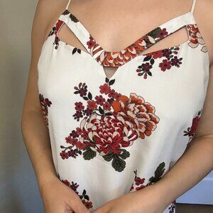Floral portofino shirt from Express